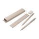 Set cajita escolar eco 4 piezas de fibra de trigo
