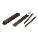 Set cajita escolar eco 4 piezas de fibra de café