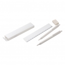 Set cajita escolar 4 piezas antibacterial iones de plata