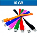 Memoria USB Pulsera de silicón con tapa 16 GB