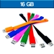 Memoria USB Pulsera de silicón con tapa 16 GB