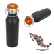 Cilindro de acero inoxidable con detalle de bambú en tapa de 750 ml