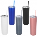 Termo con doble pared de acero inoxidable insulado al vacío de 610 ml
