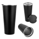 Termo con doble pared de acero inoxidable insulado al vacío de 550 ml