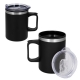 Taza con doble pared de acero inoxidable e interior de plástico de 450 ml