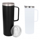 Termo con doble pared de acero inoxidable insulado al vacío de 620 ml