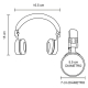 Auriculares bluetooth con función de manos libres