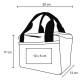 Hielera con interior impermeable sellado