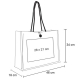 Bolsa de yute con interior laminado