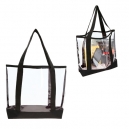 Bolsa plástica transparente con asas