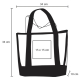 Bolsa plástica transparente con asas