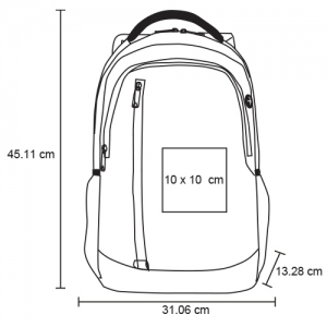 Mochila deportiva que incluye compartimento exclusivo para laptop