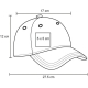 Gorra de poliéster con ajuste elástico