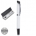 Bolígrafo metálico roller con estuche de cierre magnético