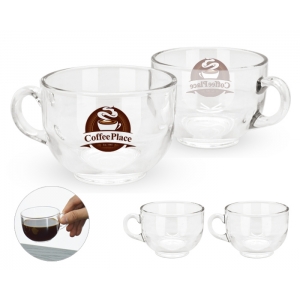 Juego de tazas de vidrio de 5 oz
