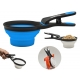 Taza medidora y clip para bolsas KUP telescópico