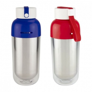 Termo de acero inoxidable y plástico de 425 ml