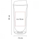 Vaso de plástico con capacidad de 500 ml