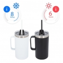 Termo con popote de 590 ml