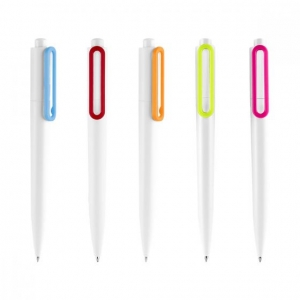Bolígrafo de plástico de varios colores