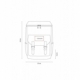 Mochila y hielera PAIA plastificada con destapador 20 litros