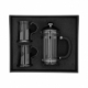 Set cafetero Ajaccio con 2 tazas y caja