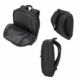 Mochila de poliéster color negro