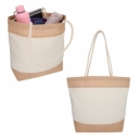 Bolsa básica de yute con algodón