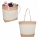 Bolsa básica de yute con algodón