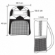 Mochila porta balón de soccer con material de poliester
