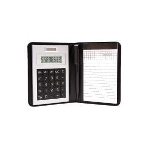 Calculadora Pascal con funda y block