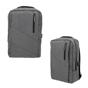 Mochila de poliéster con diseño delgado