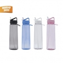 Cilindro de plástico con popote y capacidad de 900 ml