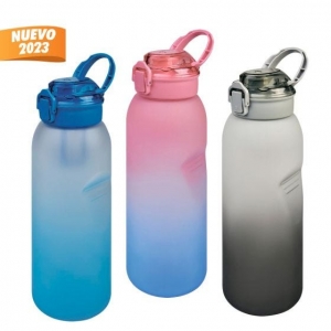 Cilindro de plástico con terminado rubber y capacidad de 1 500 ml