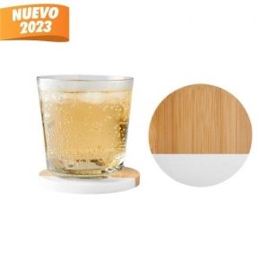 Set de portavasos de madera