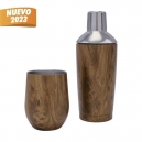 Set de shaker con vaso incluido Shaker cap 500 ml Vaso cap 350 ml.