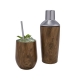 Set de shaker con vaso incluido Shaker cap 500 ml Vaso cap 350 ml.