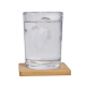 Portavasos de bambú con destapador