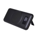 Power bank de plástico color negro capacidad de 10000 mAh