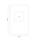 Power bank con capacidad de 5000 mAh color negro