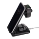 Multi cargador inalámbrico color negro