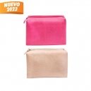 Cosmetiquera texturizada con fuelle