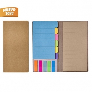 Juego de notas adhesivas con cubierta de cartón