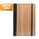 Libreta de 80 hojas con lamina de encino