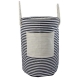Cesto de ropa con jareta y bolsa frontal