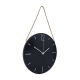 Reloj de pared con lazo color negro