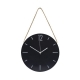 Reloj de pared con lazo color negro