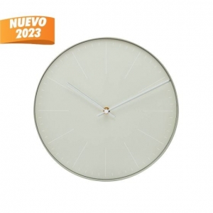 Reloj de pared color gris