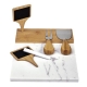 Set de cocina con tabla de mármol