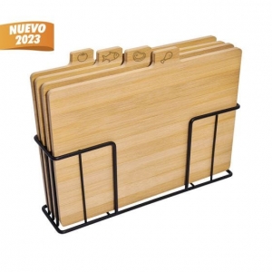 Set de tablas para cortar alimentos de bambú